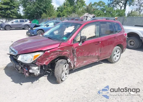2016 Subaru Forester 2.5I Premium from USA, damaged, VIN JF2SJADC5GH514276